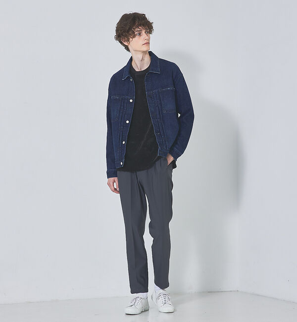 ABAHOUSE「【ベロア&times;コール】リラックス カットソー / スウェット」|Tシャツ・カットソー|