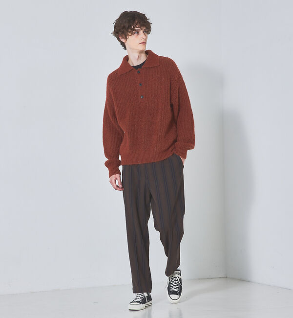 ABAHOUSE「ランダムストライプ　バックギャザー　パンツ」|その他|