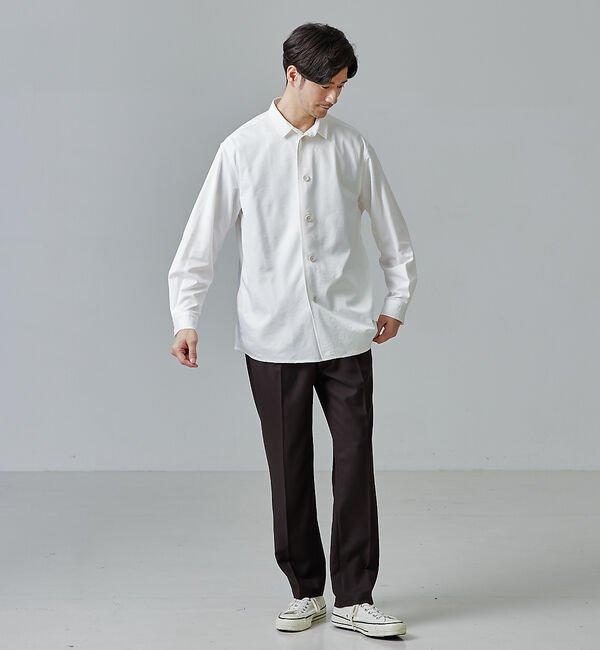 ABAHOUSE「【玉虫シャンブレー】オーバーサイズ シャツアウター」|シャツ・ブラウス|