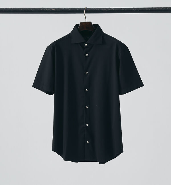 ABAHOUSE「【接触冷感】アイスピケ ストレッチ 半袖シャツ / FLEX SHIRTS」|シャツ・ブラウス|
