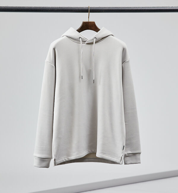 ABAHOUSE「【ふわふわ・もちもち】裏シャギー パーカー」|パーカー|グレージュ