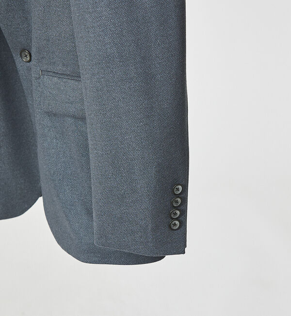 ABAHOUSE「【セットアップ対応/FLEX JACKET】T/R ポンチ ニードルパンチ ジャ」|テーラードジャケット|