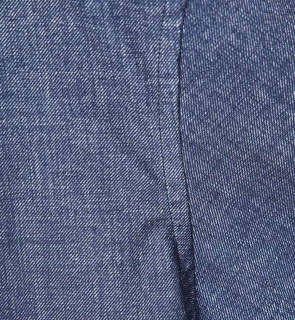 ABAHOUSE「【FLEX SHIRTS】デニム ウォッシュ プリント ジャージシャツ」|シャツ・ブラウス|