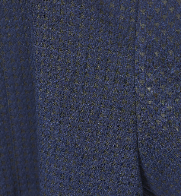 ABAHOUSE「【ボタンレス】千鳥柄フクレガジャガード　ショールカラー カーディガン」|カーディガン|