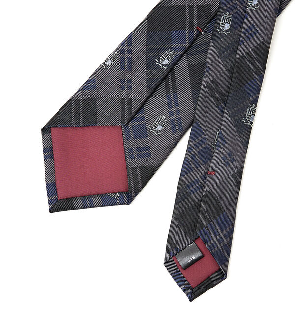 ABAHOUSE「【オリジナル柄】クレスト ダークチェック ネクタイ」|ネクタイ・蝶ネクタイ|