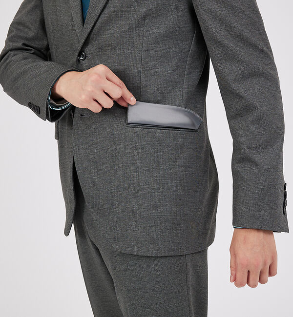 ABAHOUSE「【セットアップ対応 / FLEX JACKET】ストレッチポンチ ジャケット」|テーラードジャケット|