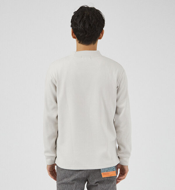 ABAHOUSE「【ふわふわ・もちもち】裏シャギー モックネック プルオーバー」|スウェット・ジャージ|