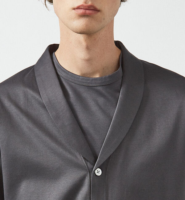 ABAHOUSE「【40周年】【Recency &times; 近藤紡績所】ARMONICOS ショールカラー」|カーディガン|