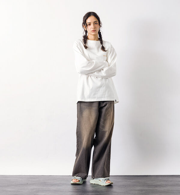 ABAHOUSE「SLUB DENIM BAGGY PANTS /スラブ デニム バギー パンツ/」|デニム|