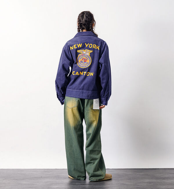 ABAHOUSE「SLUB DENIM BAGGY PANTS /スラブ デニム バギー パンツ/」|デニム|