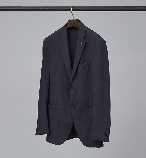 ABAHOUSE「【セットアップ対応/FLEX JACKET】 PE-wrinkle ワッシャージ」|テーラードジャケット|