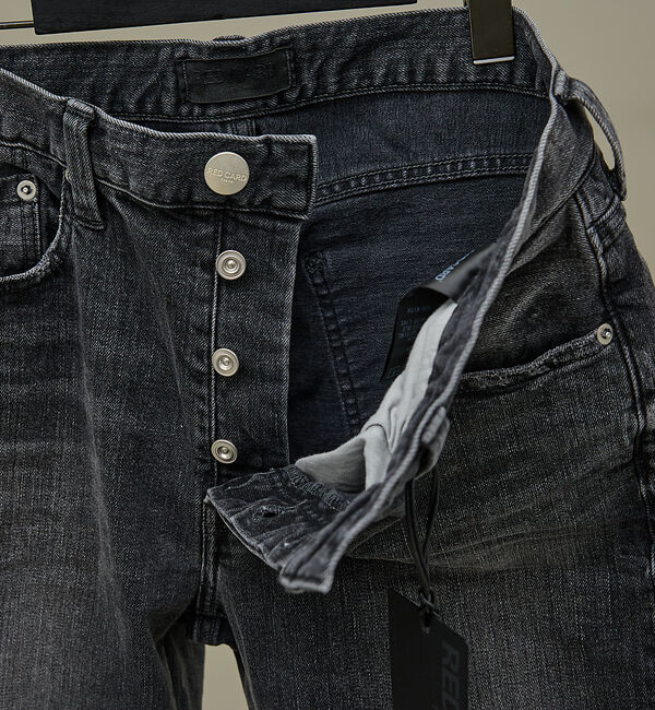 ABAHOUSE「【RED CARD TOKYO】RHYTHM＋ / スリムフィットデニム」|デニム|