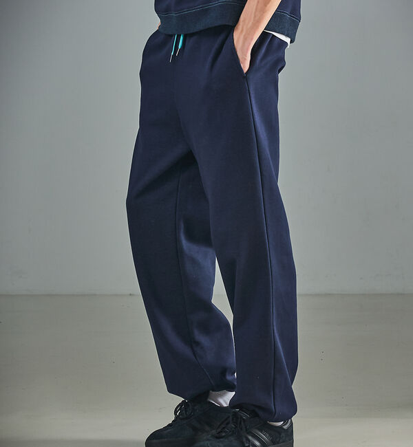 ABAHOUSE「リバーフリース カラースウェットパンツ / イージーパンツ / セットアップ対応」|その他|ネイビー
