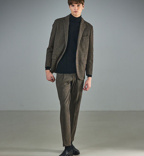 ABAHOUSE「【セットアップ対応】WOOL&times;COTTON ムリネ ジャージー ジャケット /」|テーラードジャケット|