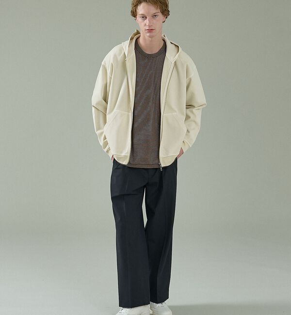 ABAHOUSE「トロストレッチ 2タック イージーワイドスラックス / ワイドパンツ」|その他|