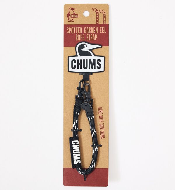 ABAHOUSE「【CHMUS / チャムス】Garden Eel Rope Strap / スポ」|モバイルケース|ブラック