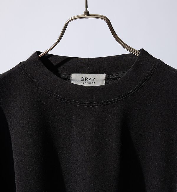 ABAHOUSE「【SMART CLOSET / WEB限定】抗菌防臭 ポンチモックネック 長袖T」|Tシャツ・カットソー|