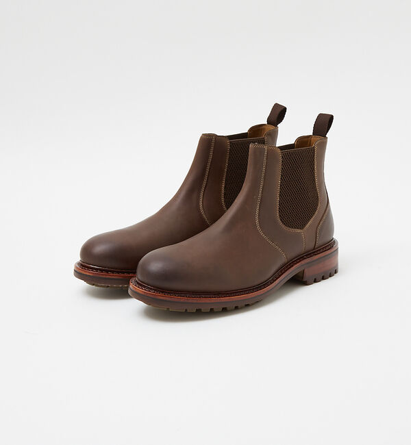 alfredoBANNISTER「【札幌別注】タンクソール サイドゴアブーツ」|ショートブーツ|ダークブラウン