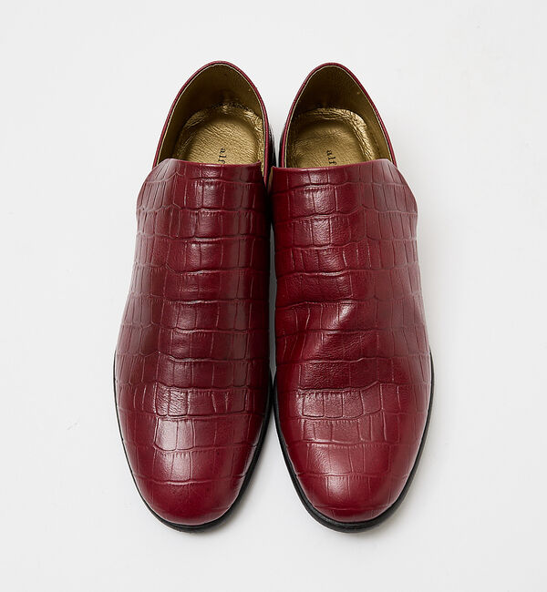 alfredoBANNISTER「【型押し】ドレープ フラット シューズ」|その他|