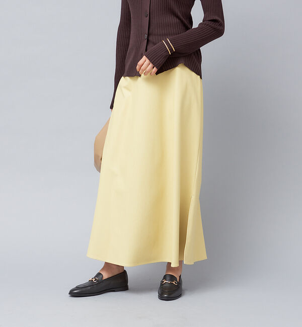 Rouge vif「シープレザークロススカート」|スカート|イエロー