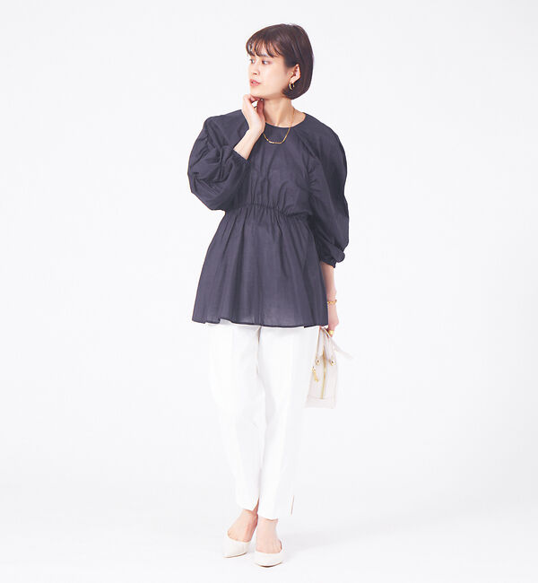 Rouge vif「コーマローンワッシャーブラウス」|シャツ・ブラウス|