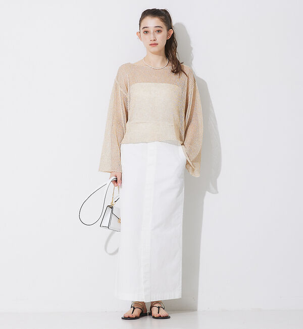 Rouge vif「ストレッチチノタイトスカート」|スカート|