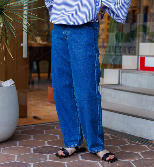 Rouge vif「【HENRI EN VARGO／ヘンリエンヴァーゴ】スクエアトゥフラットサンダル」|サンダル|