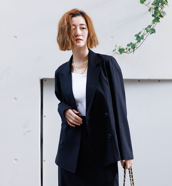 Rouge vif「麻混ライトダブルジャケット」|その他|