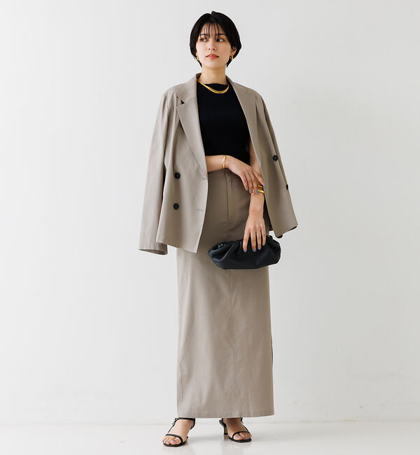 Rouge vif「麻混ライトダブルジャケット」|その他|