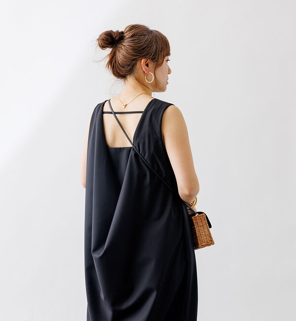 Rouge vif「バックドレープワンピース」|ワンピース|