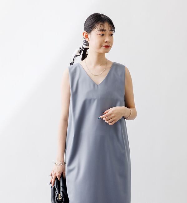 Rouge vif「バックドレープワンピース」|ワンピース|