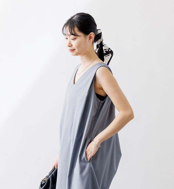 Rouge vif「バックドレープワンピース」|ワンピース|