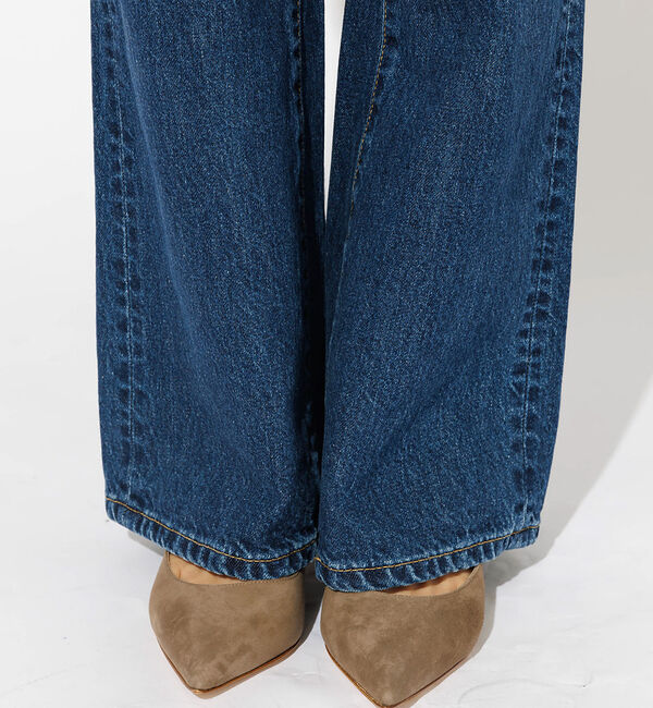 Rouge vif「＜25SS新色＞【SOMETHING/サムシング】LISA ヴィンテージ フレア」|デニム|