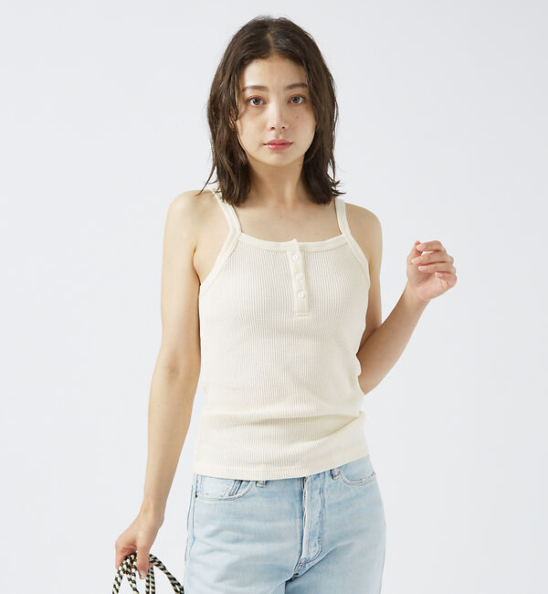 Rouge vif「【FRUIT OF THE LOOM】サーマルキャミソール / ワッフル / コ」|キャミソール|