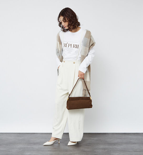 Rouge vif「シンプルロゴプリントロンT」|Tシャツ・カットソー|