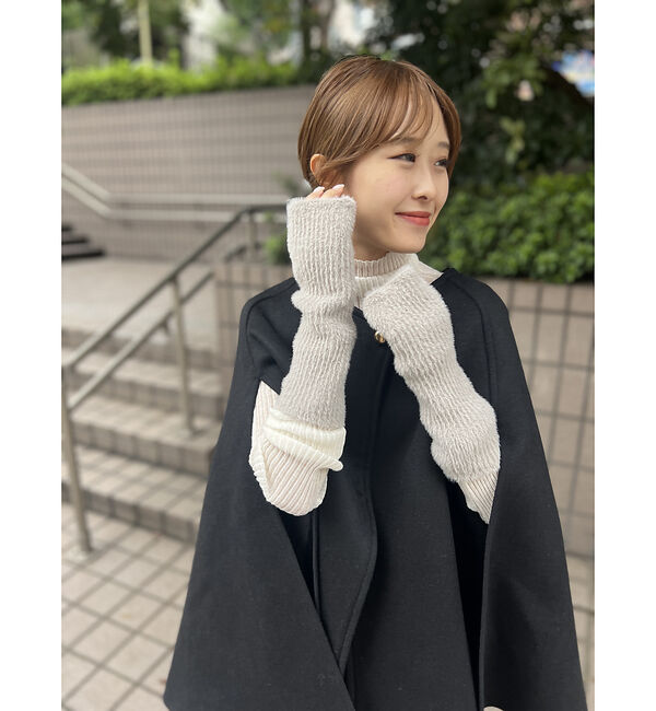 Rouge vif「【一部店舗限定】ラメニットアームウォーマー」|手袋|