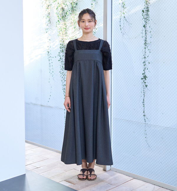 Rouge vif「デニムライクベアキャミワンピース」|ワンピース|