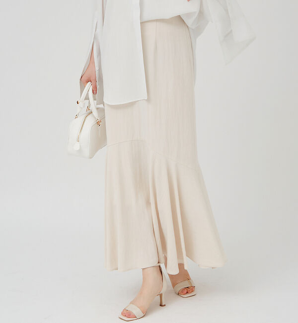 Rouge vif「切替マーメイドスカート」|スカート|アイボリー