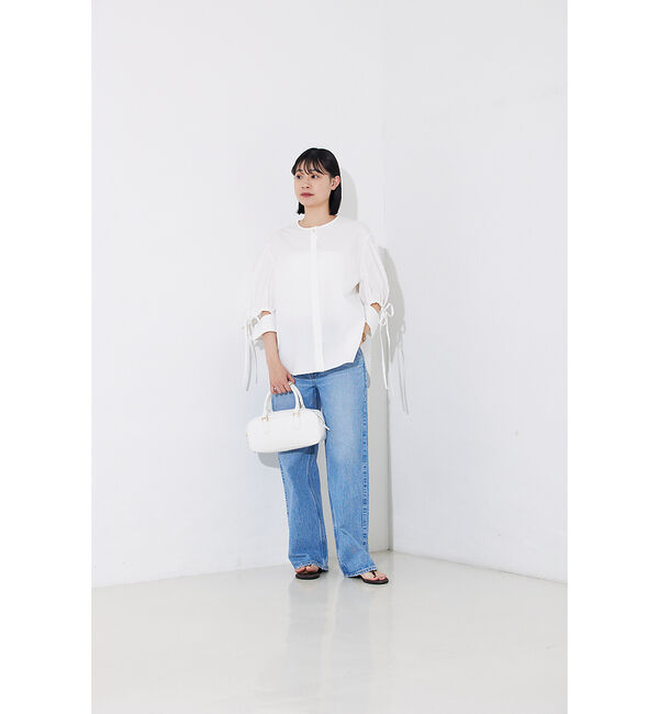 Rouge vif「スラッシュカフス・パフ袖ブラウス」|シャツ・ブラウス|