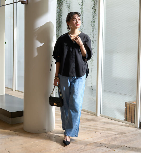 Rouge vif「スラッシュカフス・パフ袖ブラウス」|シャツ・ブラウス|