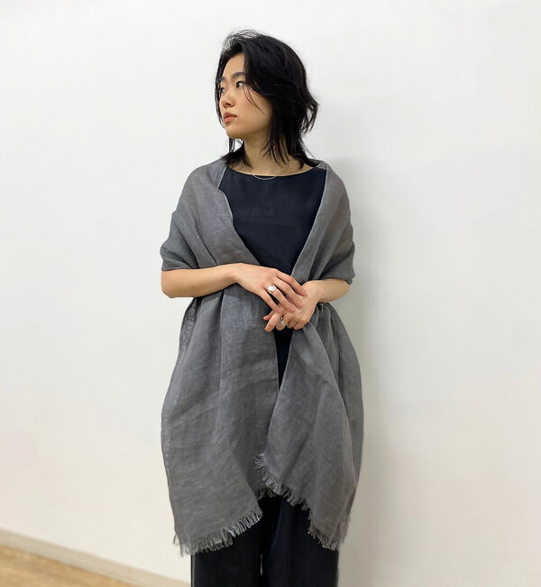 Rouge vif「【The Bagmati/ザ バグマティ】リネンストール」|マフラー|