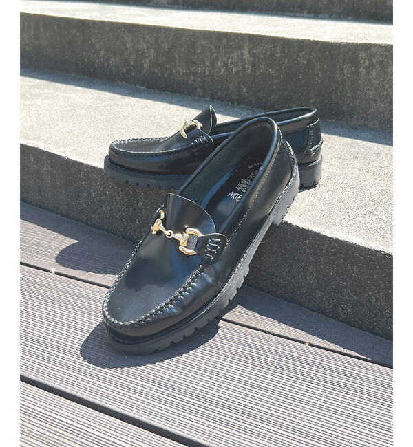 Rouge vif「【定番人気】【追加3】【ARTESANOS/アルテサノス】厚底コマンドソールロー」|ローファー|ブラック