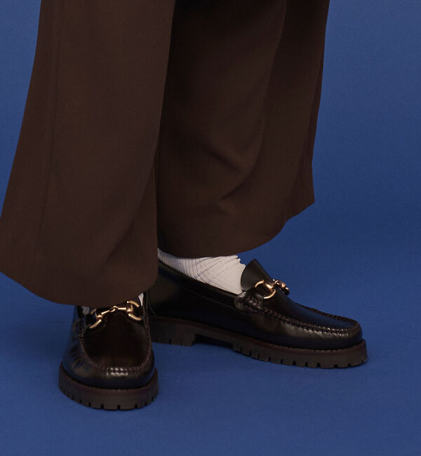 Rouge vif「【定番人気】【追加3】【ARTESANOS/アルテサノス】厚底コマンドソールロー」|ローファー|ダークブラウン