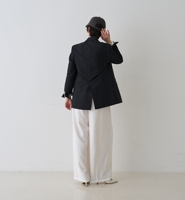 Rouge vif「メンズライクダブルジャケット」|テーラードジャケット|