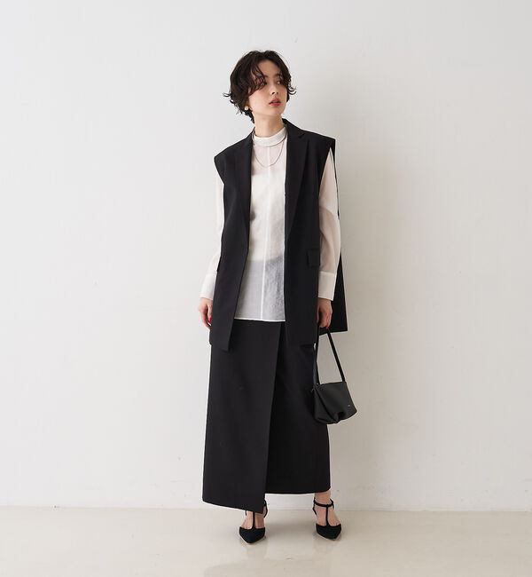 Rouge vif「シアースタンドタイブラウス」|シャツ・ブラウス|