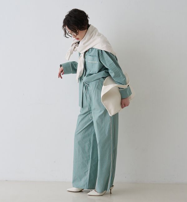 Rouge vif「【CHIMERE/シメール】レザーワイドワンハンドル」|ハンドバッグ|