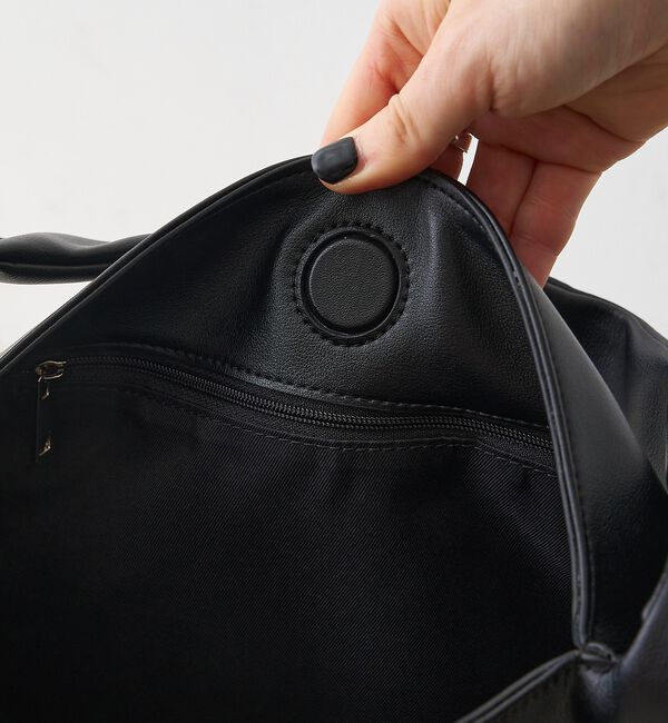 Rouge vif「【CHIMERE/シメール】レザーワイドワンハンドル」|ハンドバッグ|