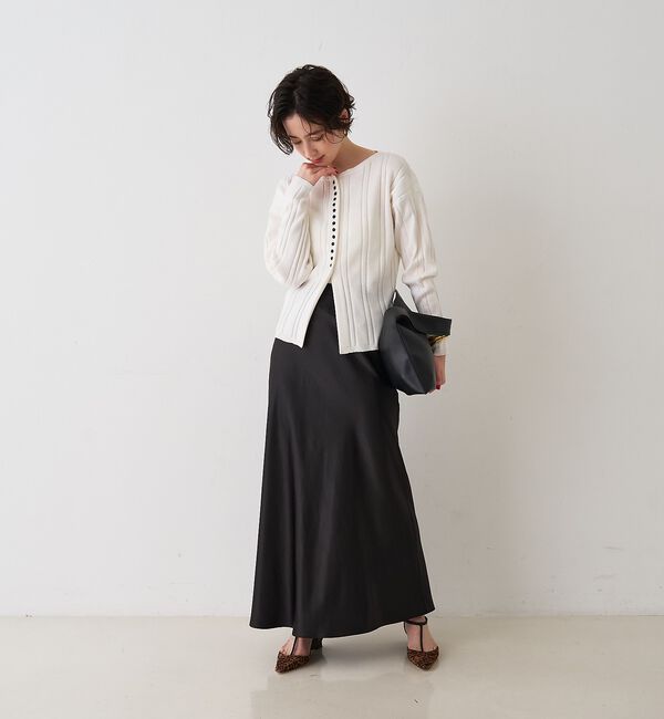 Rouge vif「【CHIMERE/シメール】レザーワイドワンハンドル」|ハンドバッグ|