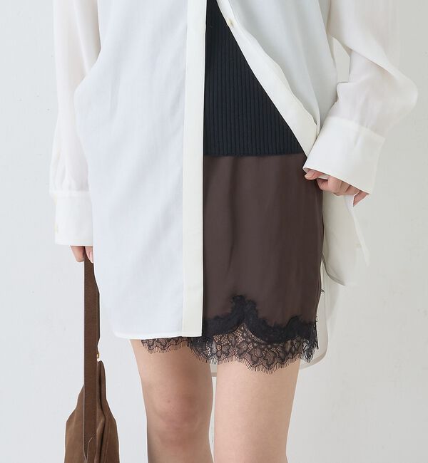 Rouge vif「【セットアップ対応】レースサテンショートパンツ」|その他|