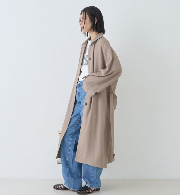 Rouge vif「【2サイズ展開】ステンカラーロングコート」|ステンカラーコート|